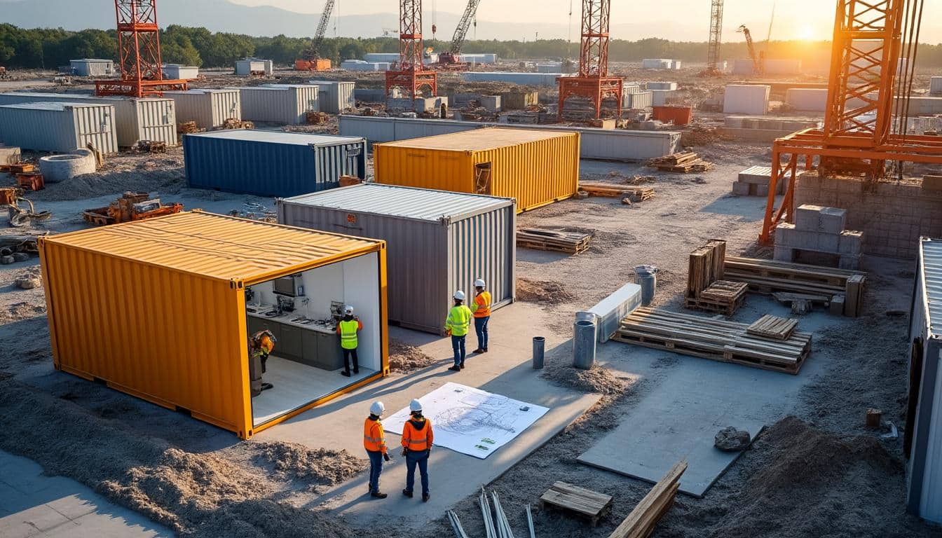 Illustration: Explorer les différents types de conteneurs adaptés aux besoins du chantier