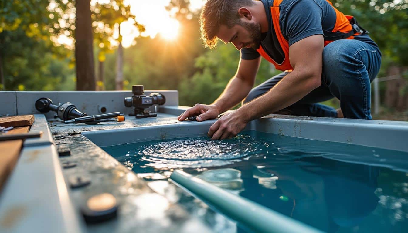 Illustration: Comment fonctionne une piscine fabriquée à partir d’un container maritime ?