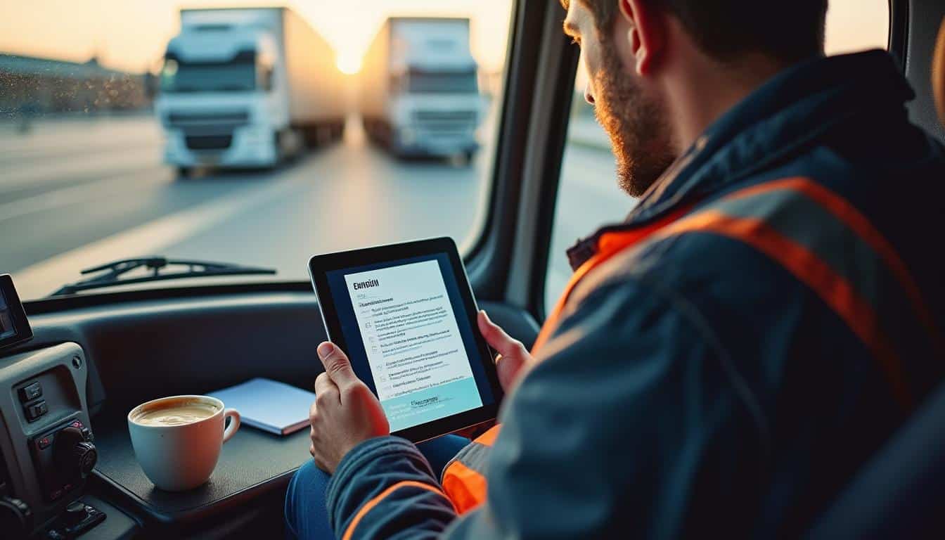 Illustration: Comment dénicher les meilleures opportunités d’emploi en intérim dans le transport routier