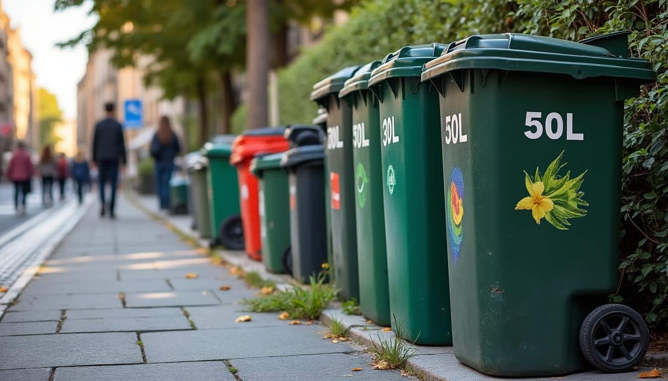 Illustration: Comprendre les tailles et formats des contenants urbains pour les déchets