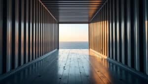 Container 40 pieds : dimensions intérieures et usages clés