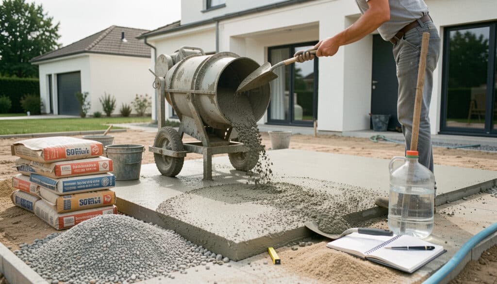 Prix du m³ de béton fait soi-même : vrai coût