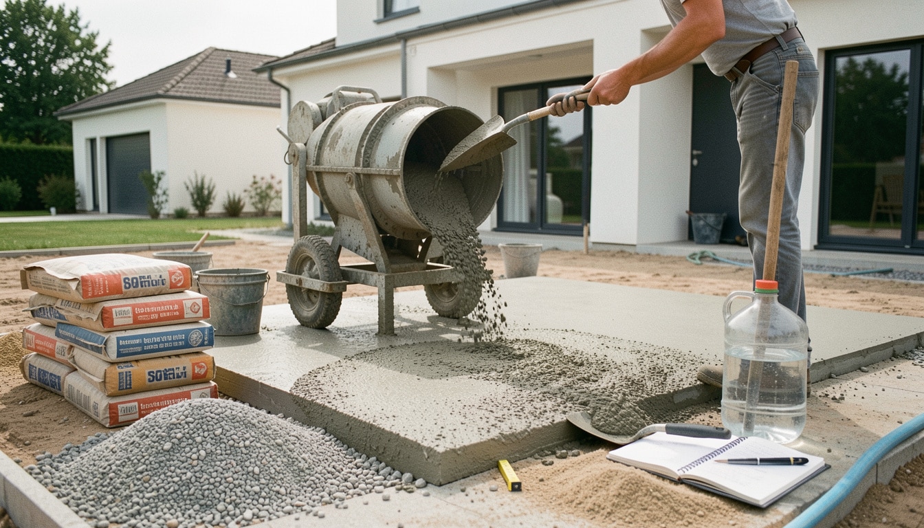 Prix du m³ de béton fait soi-même : vrai coût