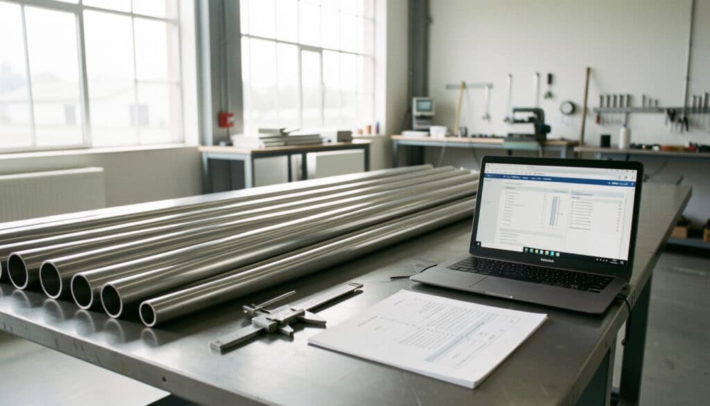 Tableau des diamètres de tubes en acier à télécharger