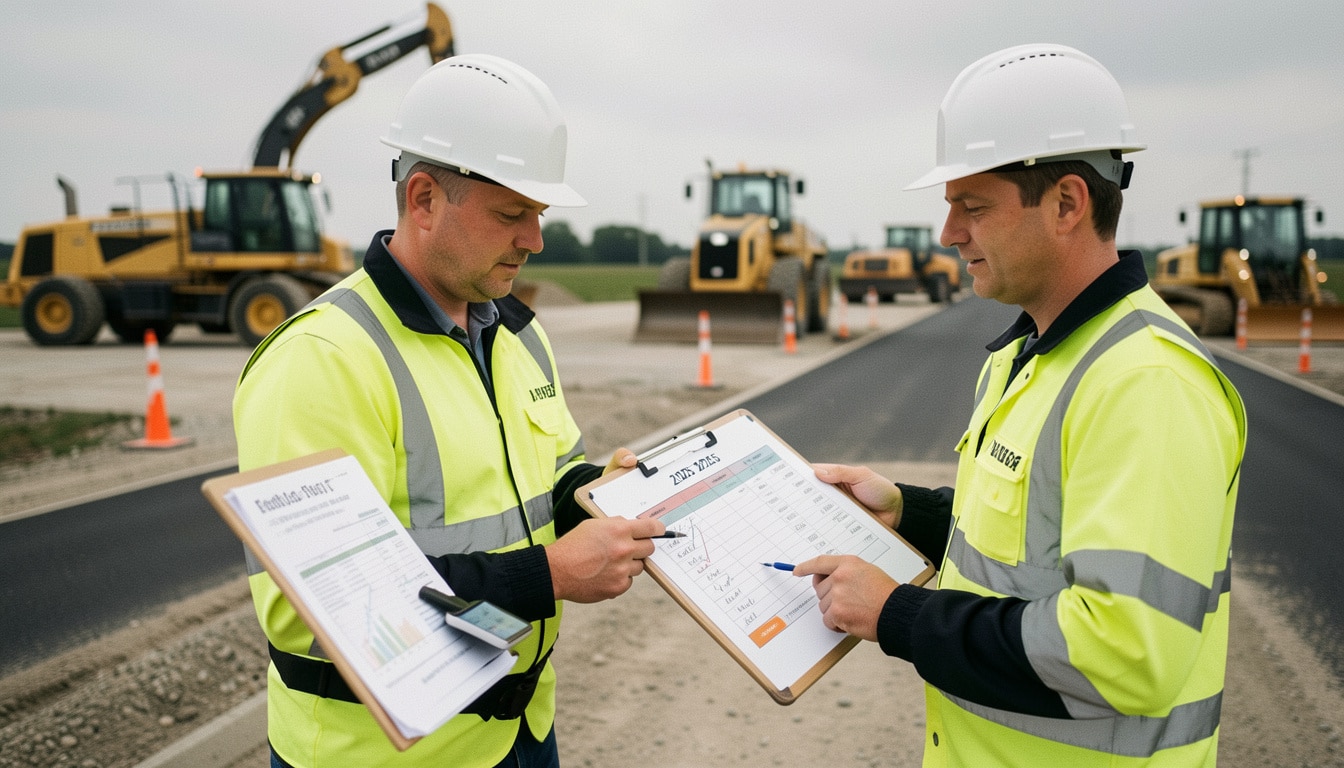Grille des salaires en travaux publics : minima et repères