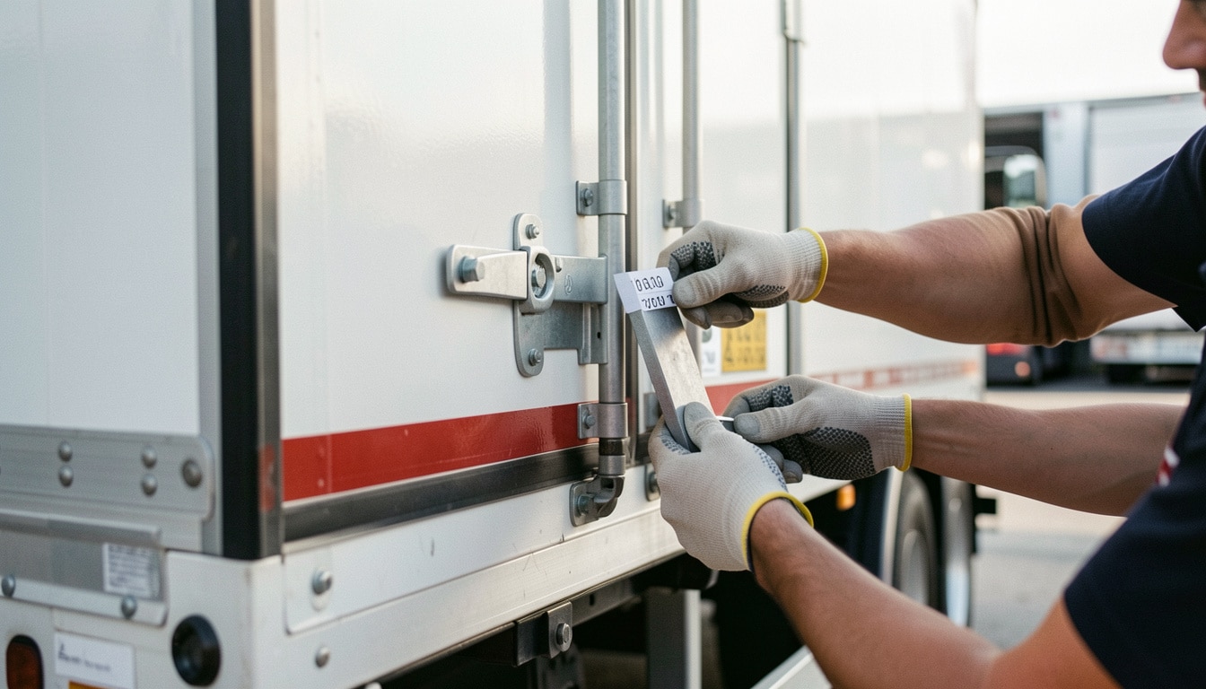 Scellé de camion : bien choisir pour sécuriser un chargement