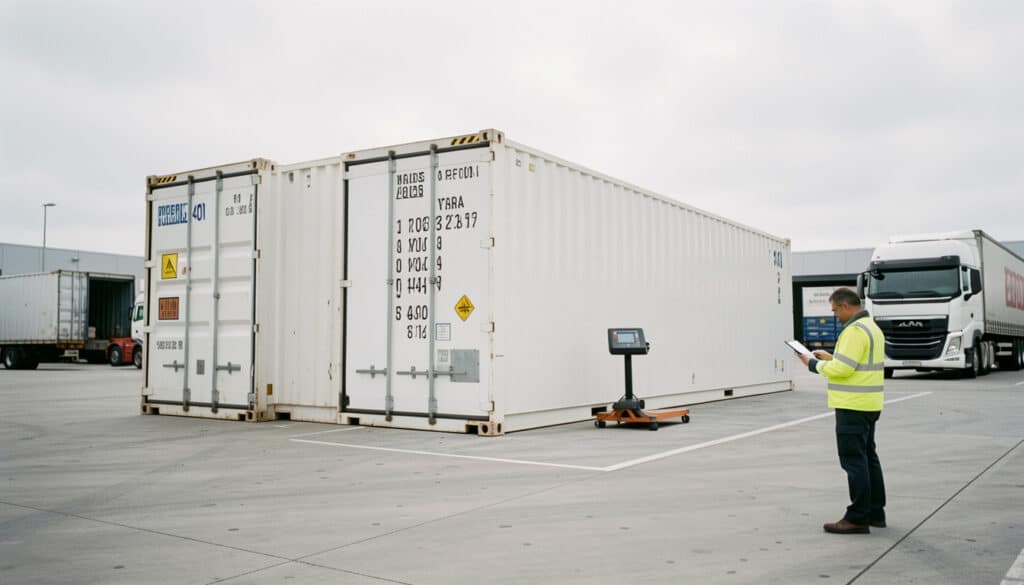 Poids d’un container de 40 pieds et charge maximale