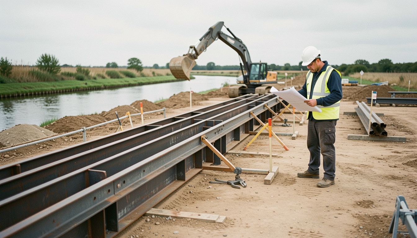 Rideau de palplanches : usages, pose et dimensionnement